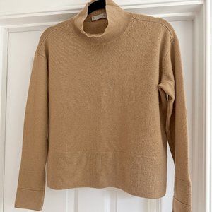 Everlane Cashmere Square Turtleneck Camel